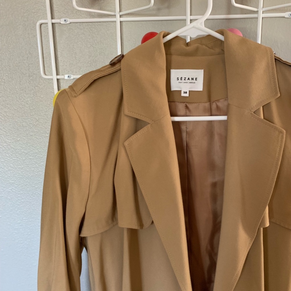 Sézane Oprah Trench Coat - Picture 4 of 10